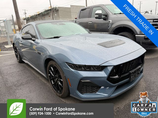 Vapor Blue Metallic 2024 Ford Mustang GT Premium Fastback RWD Coupe Rear-Wheel Drive Automatic