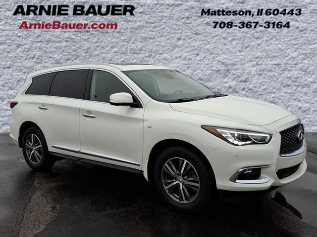 Majestic White 2020 INFINITI QX60 Luxe AWD SUV / Crossover All-Wheel Drive Continuously Variable Transmission