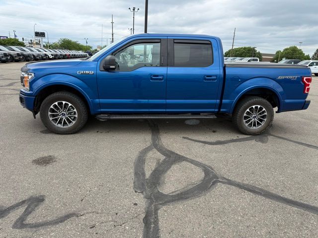 2018 Lightning Blue Ford F-150 XLT 4X4 Truck