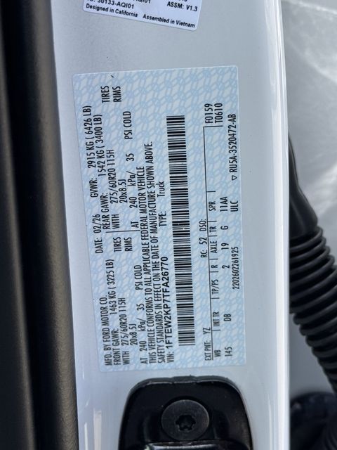 New 2026 White Ford STX image 21