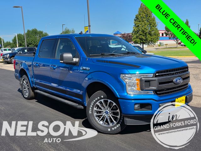 Velocity Blue Metallic 2020 Ford F-150 Pickup Truck Four-Wheel Drive Automatic