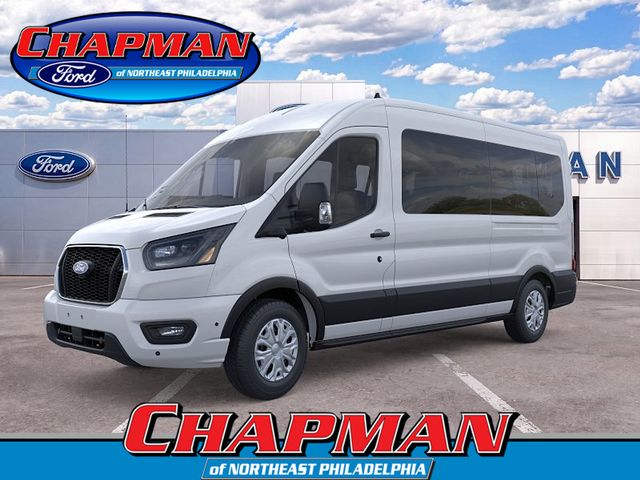 Oxford White 2026 Ford Transit Passenger Van Rear-Wheel Drive 