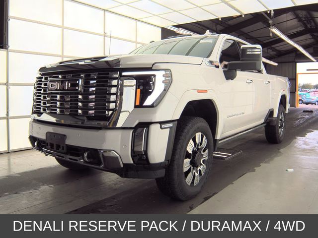 White Frost 2024 GMC Sierra 2500HD Pickup Truck Four-Wheel Drive Automatic