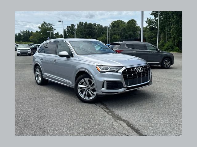 Silver 2022 Audi Q7 SUV / Crossover All-Wheel Drive 8-Speed Automatic