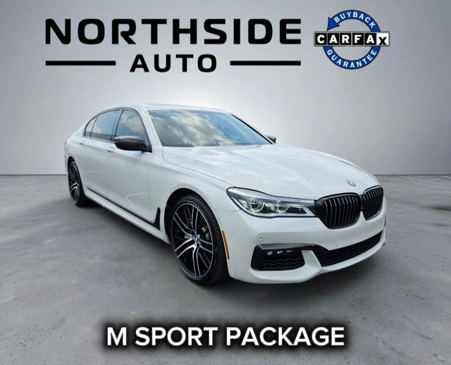 Mineral White Metallic 2019 BMW 7 Series Sedan All-Wheel Drive 8-Speed Automatic