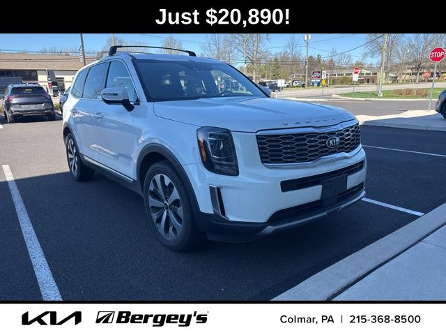 Snow White Pearl 2020 Kia Telluride EX AWD SUV / Crossover All-Wheel Drive 8-Speed Automatic