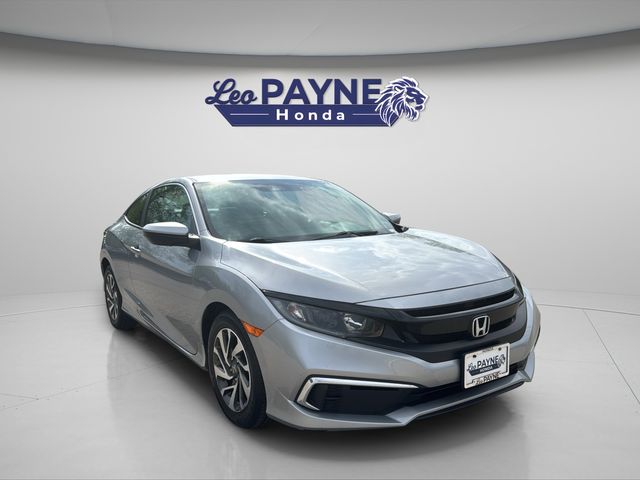 Lunar Silver Metallic 2019 Honda Civic Coupe LX FWD Coupe Front-Wheel Drive Continuously Variable Transmission
