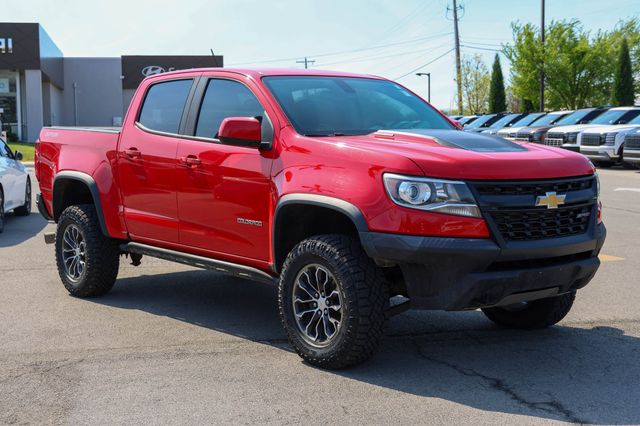 Red Hot 2018 Chevrolet Colorado ZR2 Crew Cab 4WD Pickup Truck Four-Wheel Drive 6-Speed Automatic