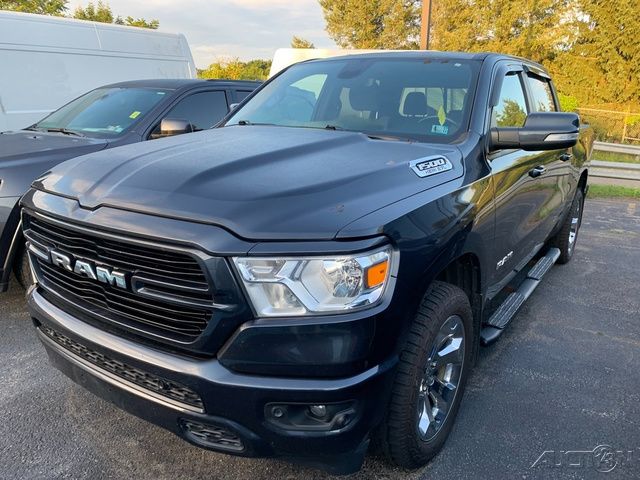 Gray (Maximum Steel Metallic Clearcoat) 2019 RAM 1500 Pickup Truck Four-Wheel Drive 8-Speed Automatic