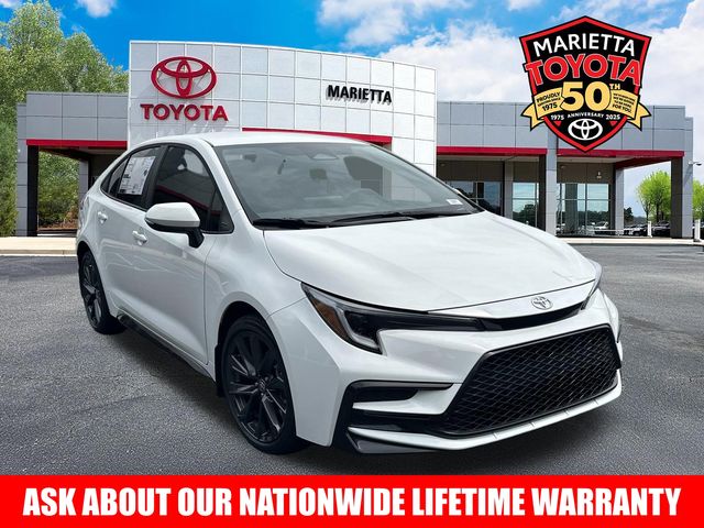 Ice 2026 Toyota Corolla SE FWD Sedan Front-Wheel Drive Continuously Variable Transmission