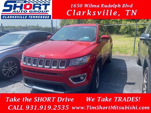 Redline Pearlcoat 2021 Jeep Compass SUV / Crossover Four-Wheel Drive 9-Speed Automatic