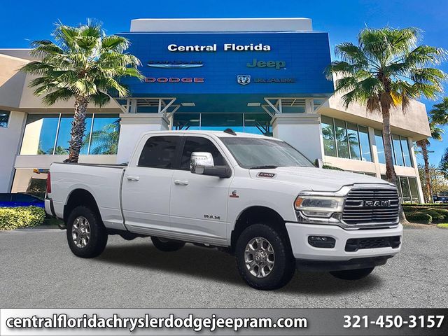 Bright White Clearcoat 2024 RAM 2500 Pickup Truck Four-Wheel Drive 6-Speed Automatic