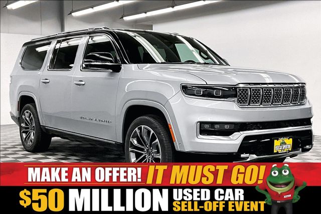 Silver Zynith 2024 Jeep Grand Wagoneer L SUV / Crossover Four-Wheel Drive 8-Speed Automatic