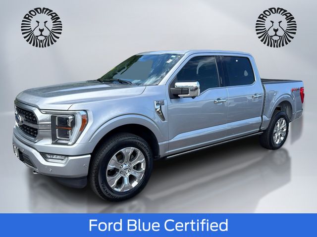 Silver Metallic 2021 Ford F-150 Pickup Truck Four-Wheel Drive Automatic