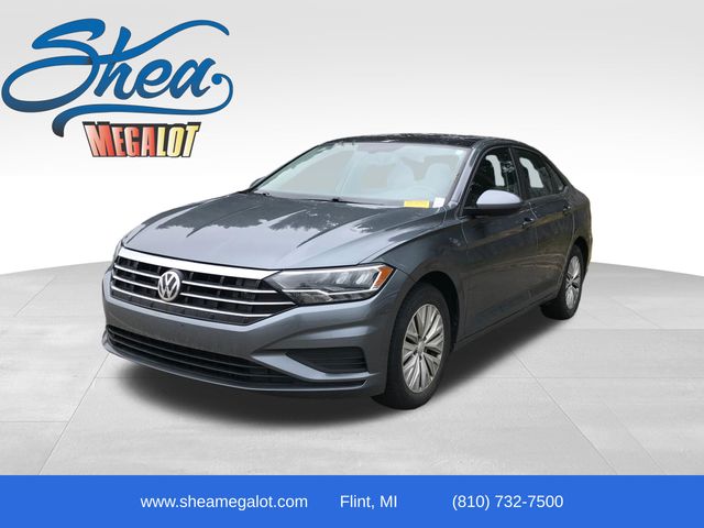 Platinum Gray Metallic 2019 Volkswagen Jetta SE FWD Sedan Front-Wheel Drive 8-Speed Automatic