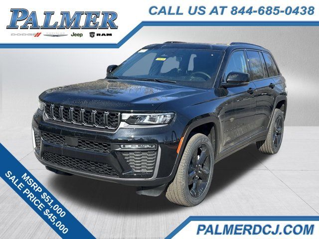 Diamond Black 2026 Jeep Grand Cherokee SUV / Crossover Four-Wheel Drive 8-Speed Automatic