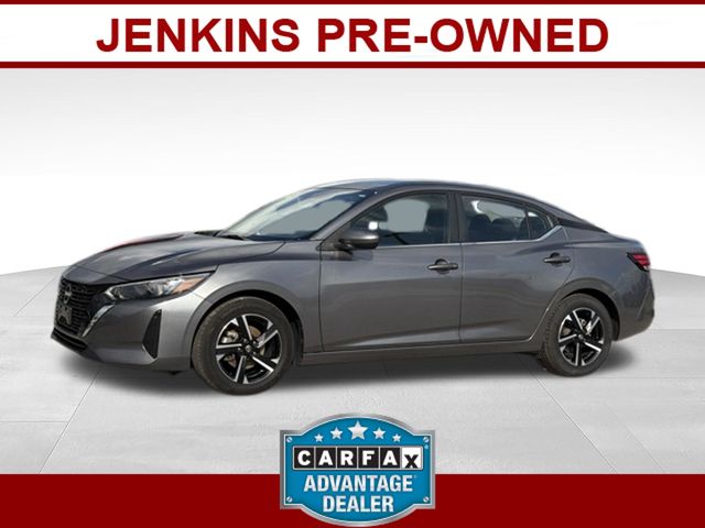 Gray (Gun Metallic) 2024 Nissan Sentra Sedan Front-Wheel Drive Continuously Variable Transmission