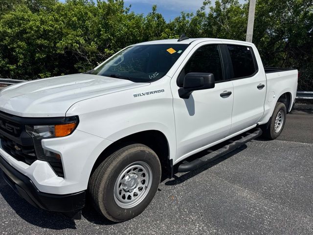 Summit White 2024 Chevrolet Silverado 1500 Pickup Truck 4X2 8-Speed Automatic