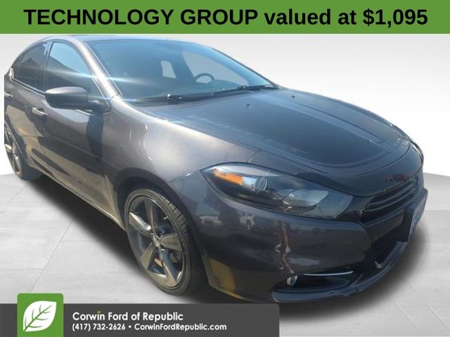 Gray (Granite Crystal Metallic Clearcoat) 2015 Dodge Dart GT FWD Sedan Front-Wheel Drive 6-Speed Manual