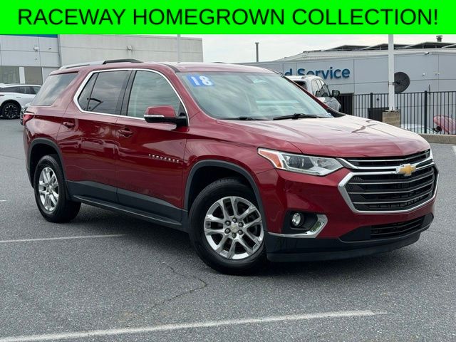 Cajun Red Tintcoat 2018 Chevrolet Traverse SUV / Crossover Four-Wheel Drive 9-Speed Automatic