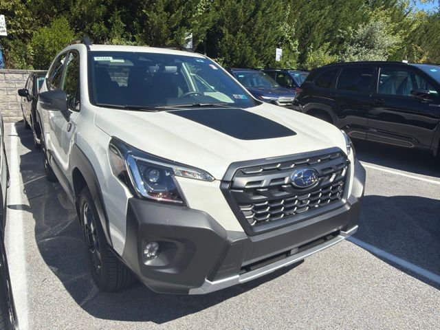 Crystal White Pearl 2025 Subaru Forester SUV / Crossover All-Wheel Drive Continuously Variable Transmission