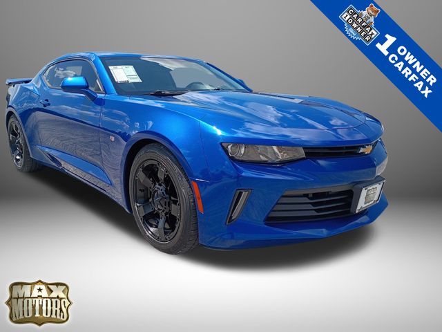 Hyper Blue Metallic 2017 Chevrolet Camaro Coupe Rear-Wheel Drive 6-Speed Manual