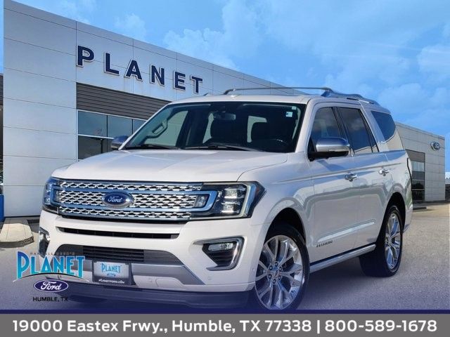 White Platinum Clearcoat Metallic 2019 Ford Expedition Platinum RWD SUV / Crossover 4X2 Automatic