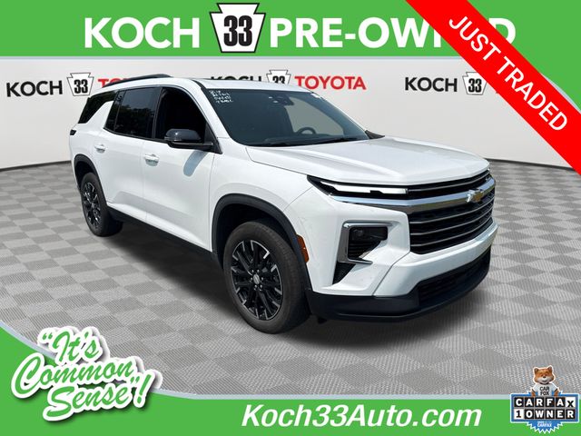 Summit White 2025 Chevrolet Traverse SUV / Crossover Four-Wheel Drive 8-Speed Automatic