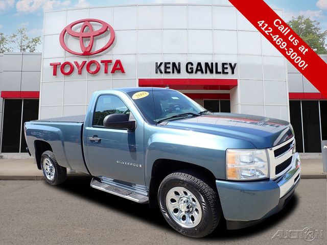 Blue Granite Metallic 2009 Chevrolet Silverado 1500 Work Truck RWD Pickup Truck 4X2 4-Speed Automatic Overdrive
