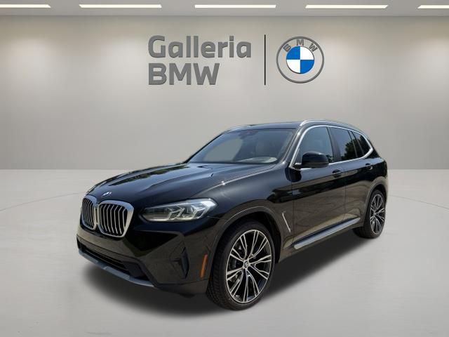 Black Sapphire Metallic 2024 BMW X3 SUV / Crossover Rear-Wheel Drive 8-Speed Automatic