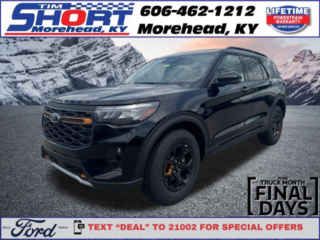 Black Metallic 2026 Ford Explorer Tremor AWD SUV / Crossover All-Wheel Drive Automatic