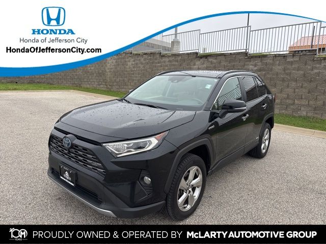 Midnight Black Metallic 2021 Toyota RAV4 Hybrid Limited AWD SUV / Crossover All-Wheel Drive Continuously Variable Transmission