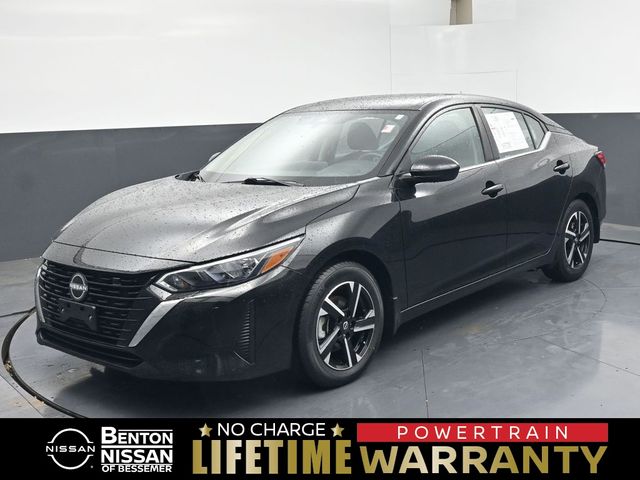 Super Black 2024 Nissan Sentra Sedan Front-Wheel Drive Continuously Variable Transmission
