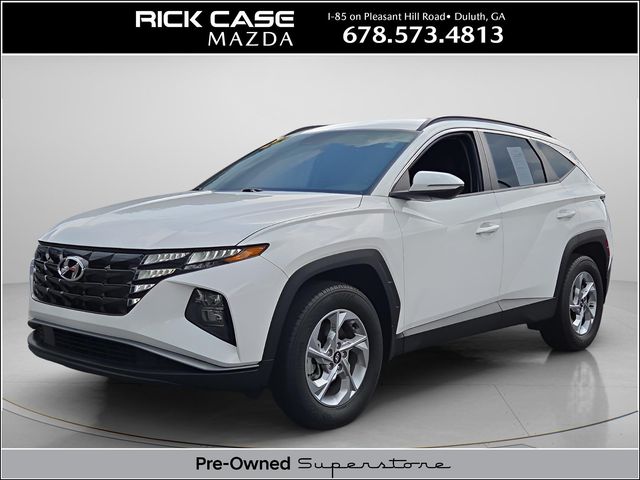 Serenity White Pearl 2023 Hyundai Tucson SUV / Crossover All-Wheel Drive 8-Speed Automatic