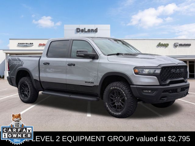 Billet Silver Metallic Clearcoat 2025 RAM 1500 Pickup Truck Four-Wheel Drive 8-Speed Automatic