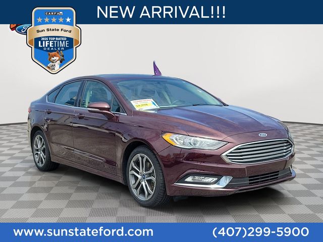 Red (Burgundy Velvet Metallic Tinted Clearcoat) 2017 Ford Fusion Sedan All-Wheel Drive 6-Speed Automatic