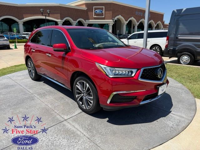 Red 2020 Acura MDX SUV / Crossover Front-Wheel Drive 9-Speed Automatic