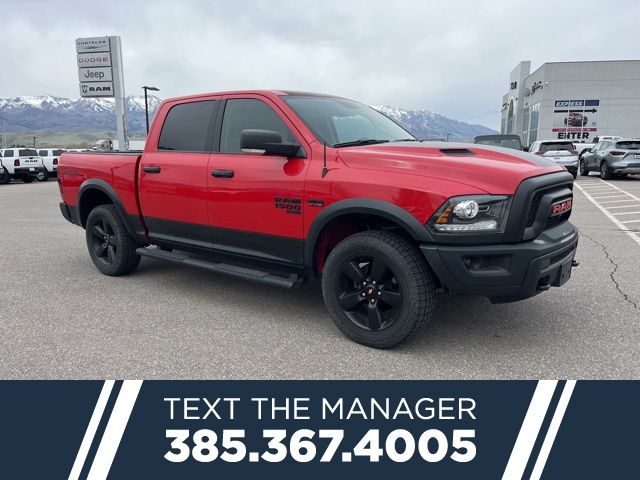 Flame Red Clearcoat 2020 RAM 1500 Classic Warlock Crew Cab SB 4WD Pickup Truck Four-Wheel Drive 8-Speed Automatic