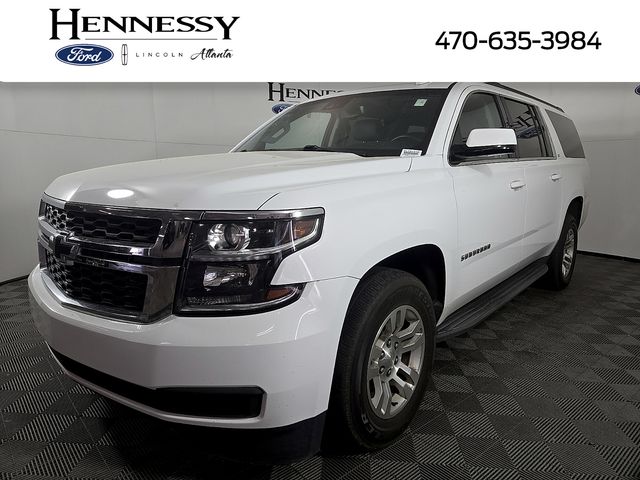 Summit White 2018 Chevrolet Suburban 1500 LT 4WD SUV / Crossover Four-Wheel Drive 6-Speed Automatic Overdrive