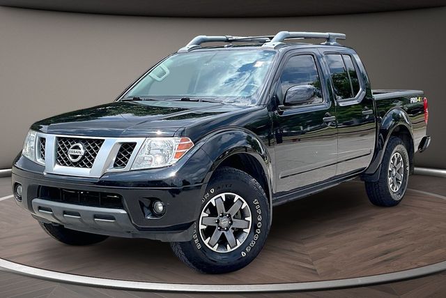 Gray (Magnetic Black Pearl) 2019 Nissan Frontier PRO-4X Crew Cab 4WD Pickup Truck Four-Wheel Drive 5-Speed Automatic Overdrive
