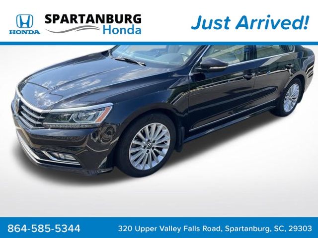 Deep Black 2017 Volkswagen Passat Sedan Front-Wheel Drive 6-Speed Automatic