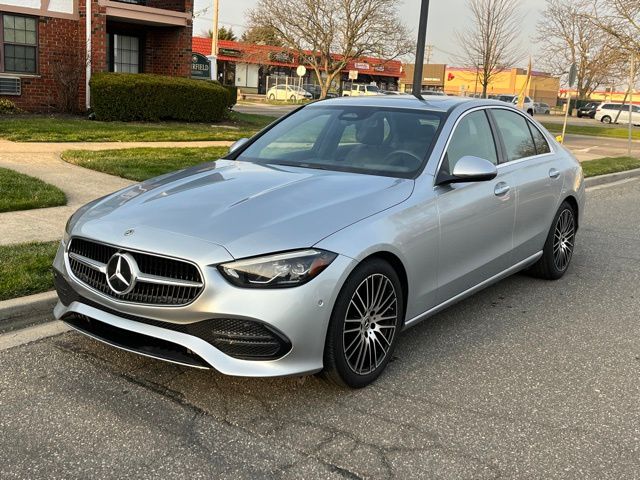 Silver 2022 Mercedes-Benz C-Class C 300 Sedan 4MATIC Sedan All-Wheel Drive 9-Speed Automatic