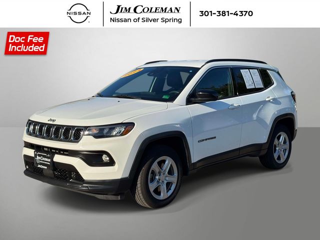 Bright White Clearcoat 2024 Jeep Compass SUV / Crossover Four-Wheel Drive 8-Speed Automatic