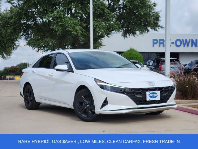 Lunar 2023 Hyundai Elantra Hybrid Sedan Front-Wheel Drive 6-Speed Dual Clutch