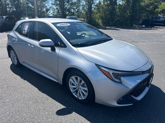 Classic Silver Metallic 2025 Toyota Corolla Hatchback Hatchback Front-Wheel Drive Continuously Variable Transmission