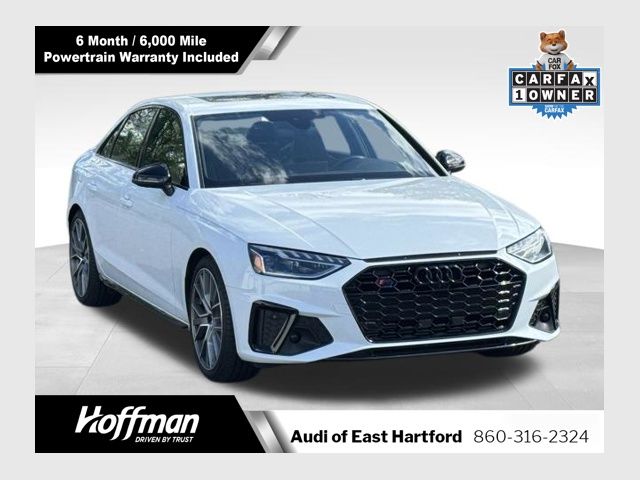 Glacier White Metallic 2023 Audi S4 3.0T quattro Premium Plus AWD Sedan All-Wheel Drive 8-Speed Automatic