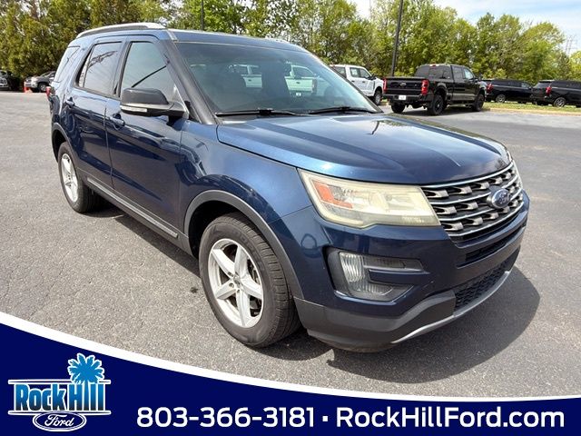 Blue 2016 Ford Explorer XLT 4WD SUV / Crossover All-Wheel Drive 6-Speed Automatic
