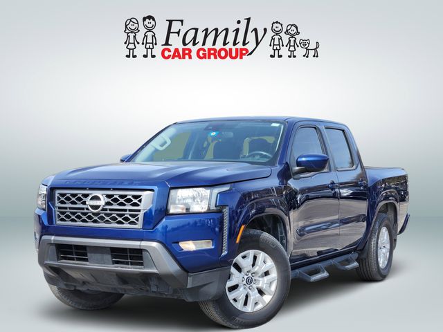 Deep Blue Pearl 2022 Nissan Frontier SV Crew Cab RWD Pickup Truck 4X2 9-Speed Automatic