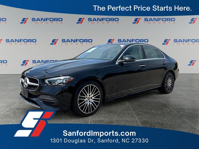 Black 2022 Mercedes-Benz C-Class Sedan All-Wheel Drive 9-Speed Automatic