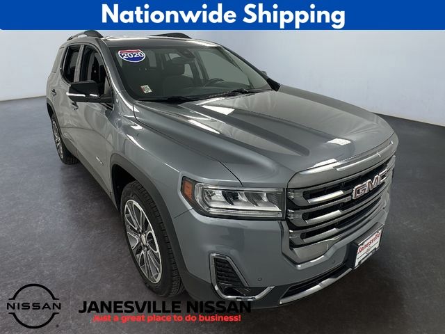 Gray (Satin Steel Metallic) 2020 GMC Acadia AT4 AWD SUV / Crossover Four-Wheel Drive 9-Speed Automatic
